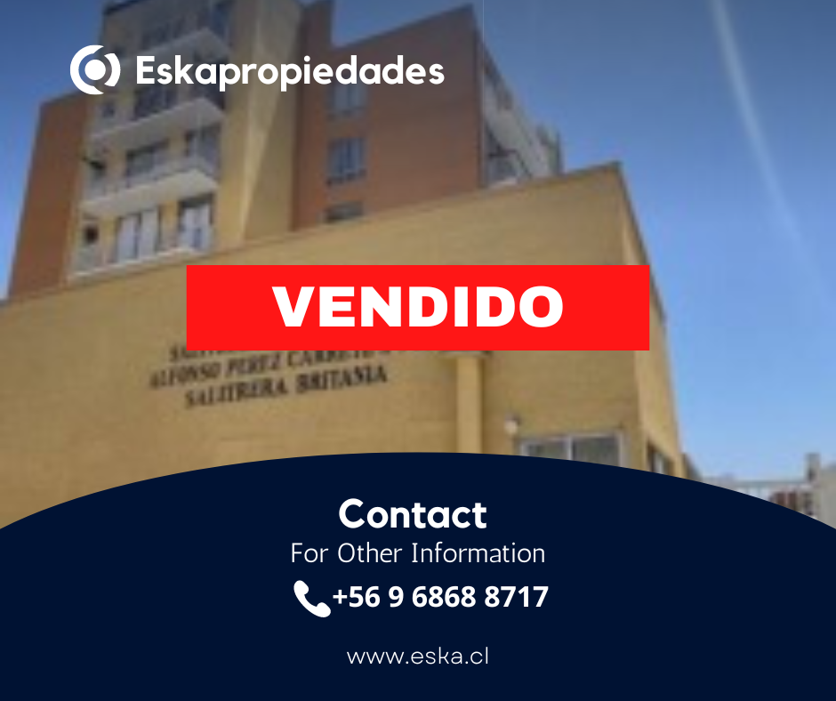 SE ARRIENDA DEPARTAMENTO EN CONDOMINIO SALITRERA BRITANIA